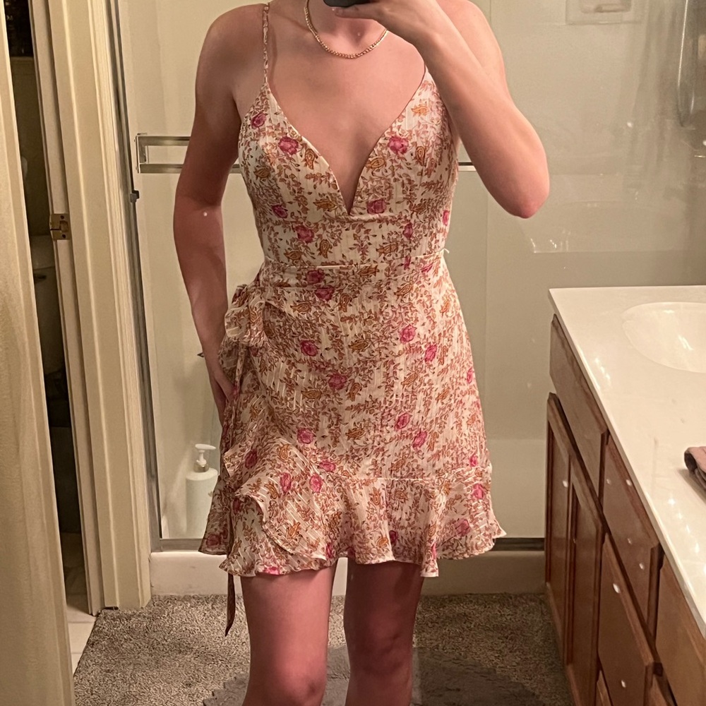 Floral V-Neck Dress